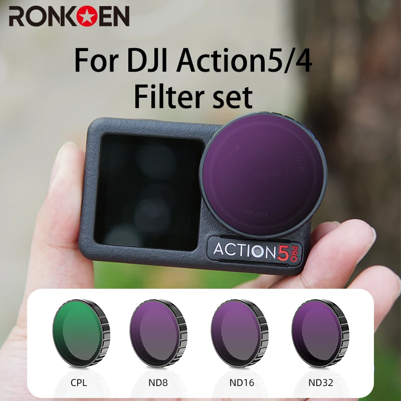 �y�Z�[�����z�����P�� ND CPL�t�B���^�[ DJI OSMO Action4/5Pro �A�N�V�����J�����A�N�Z�T���[ CPL ND8 ND16 ND32 �����Y�Z�b�g �A���~�����t���[��