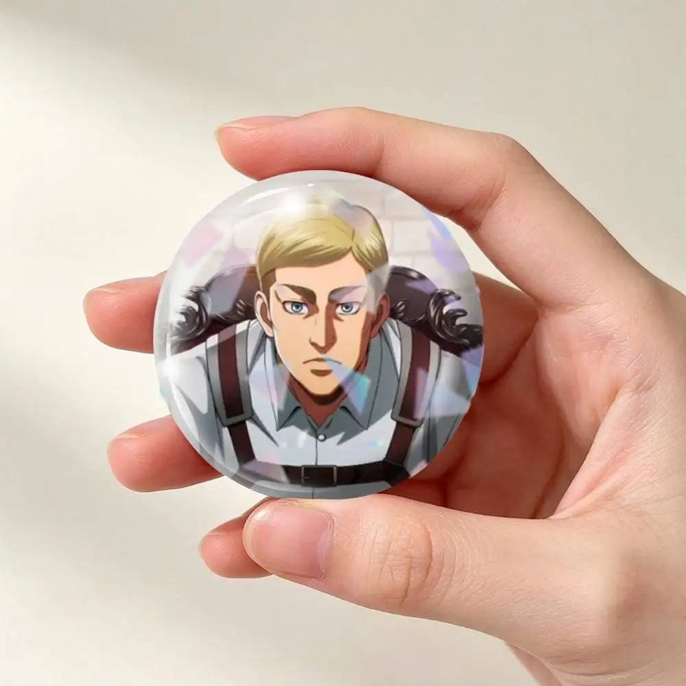 A-anime E-Erwin S-Smiths-S  Brooch Metal Decorative Brooch Pins for Backpack Clothes Jacket Accessories,Souvenir.