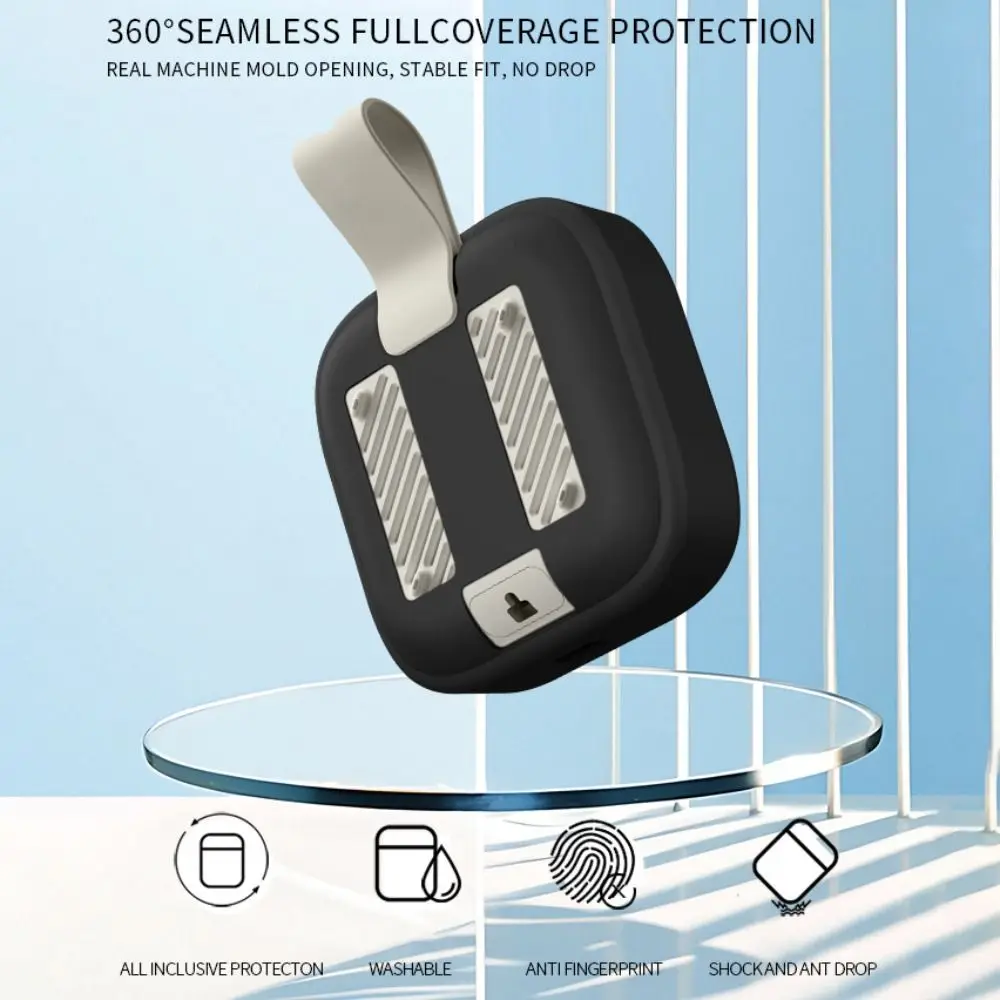 Anti-Scratch Bluetooth Speaker Case Anti-fall Shockproof Carrying Sleeve Silicone Anti-Slip for Anker Soundcore Boom Go 3i view 6