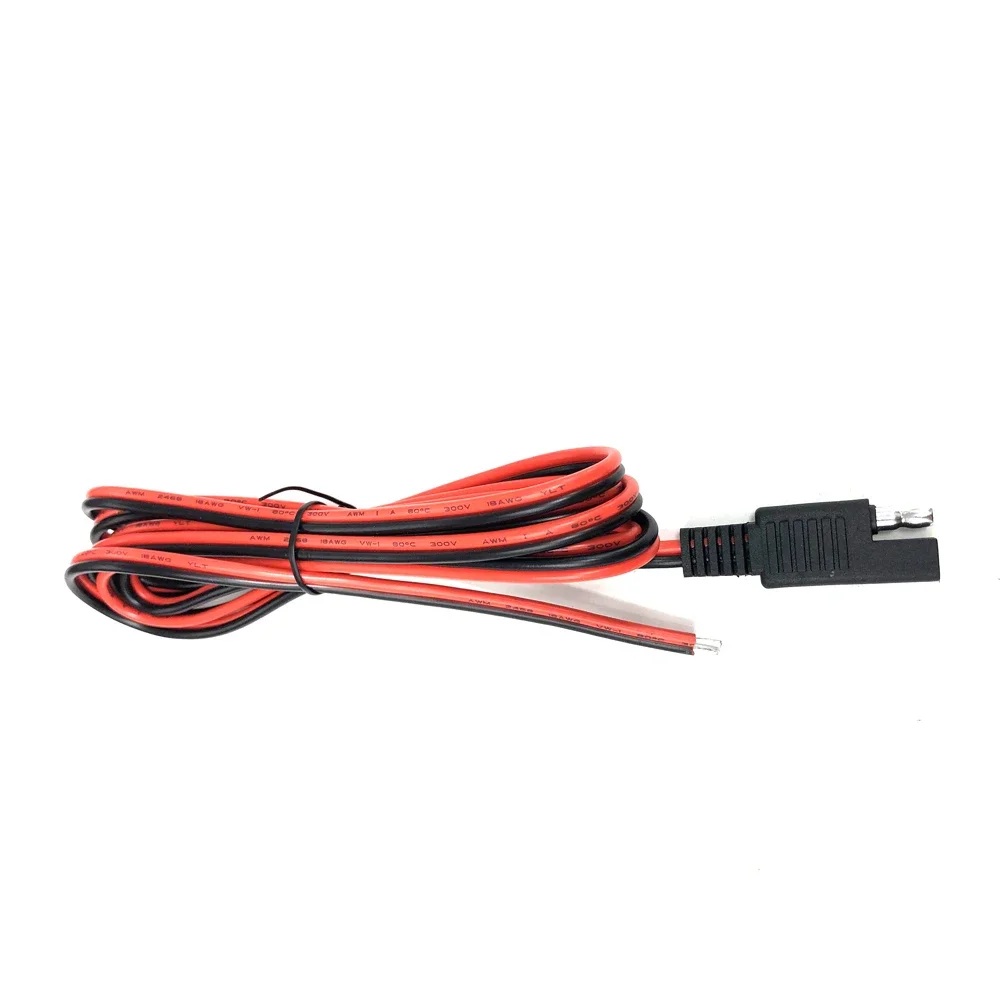 Cable de extensión automotriz SAE Power, enchufe de desconexión rápida de 18awg para cargadores de batería de Panel Solar de motocicleta y coche,