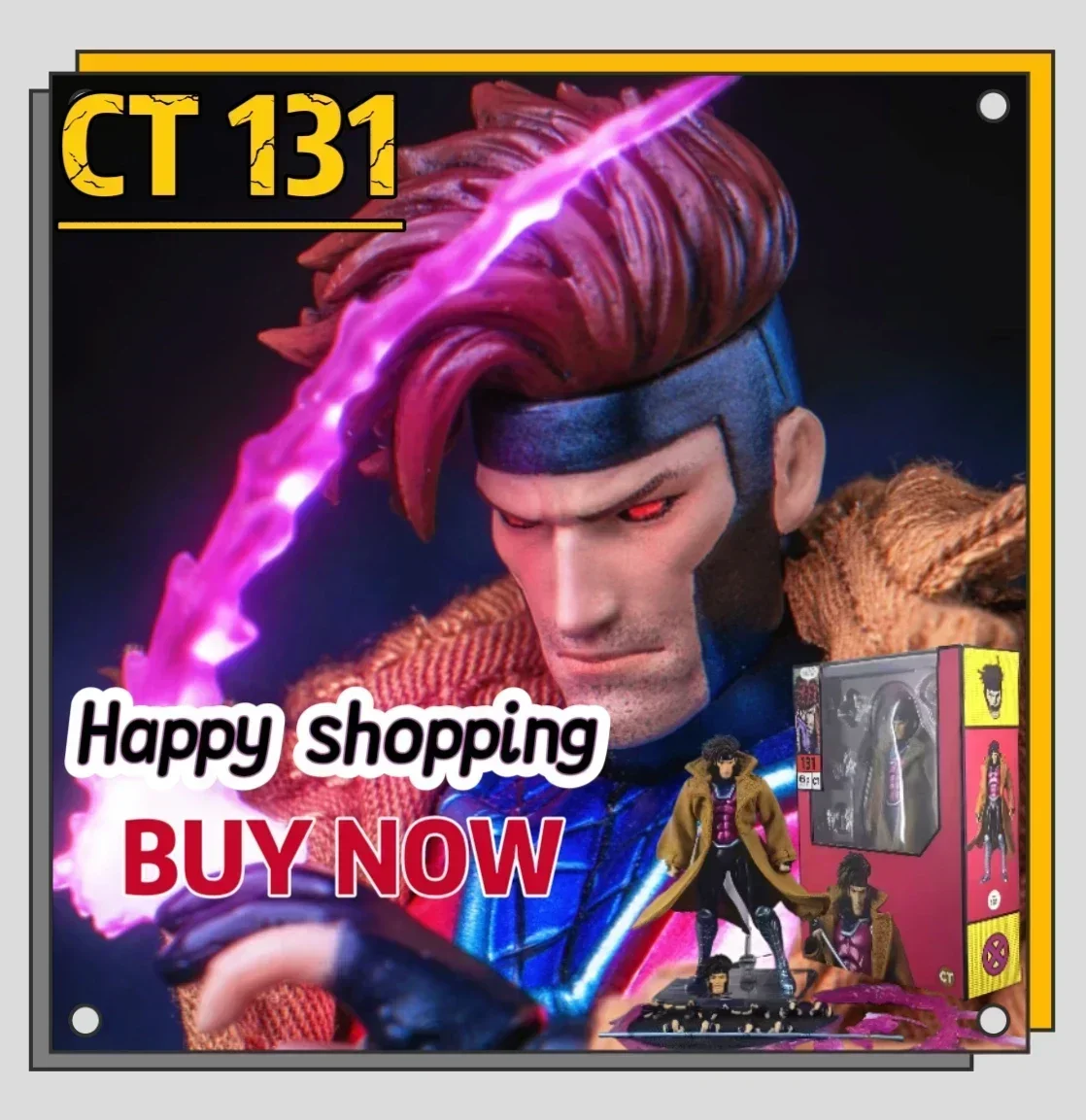 

В НАЛИЧИИ! Оригинальная фигурка Ct Toys Gambit Mafex 131 – X-Men Wolverine SHF. Аниме-фигурка. Подарок на заказ для детей и коллекционеров.