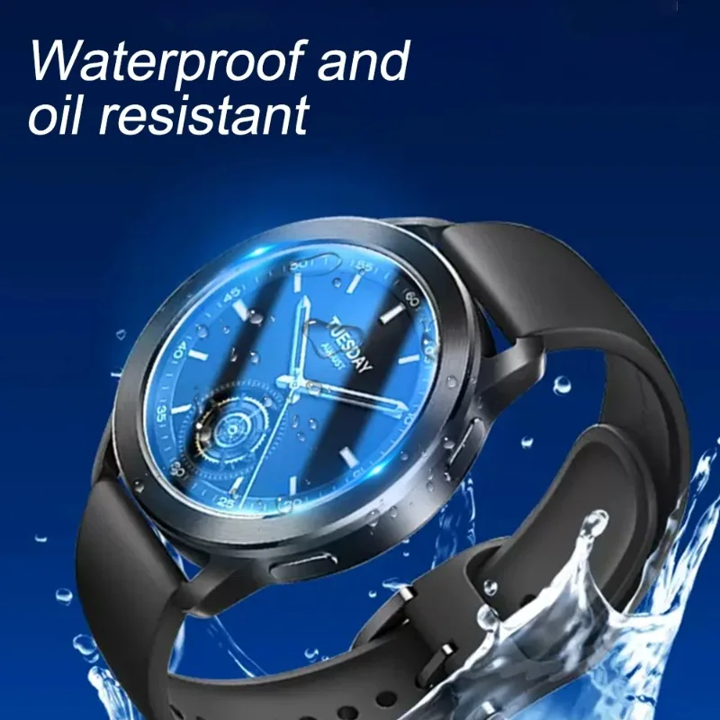 5-1PCS Screen Protector Film for Xiaomi Watch S3 HD Clear Anti-scratch 9H Hardness Tempered Glass Film Cover for Xiaomi Watch S3
