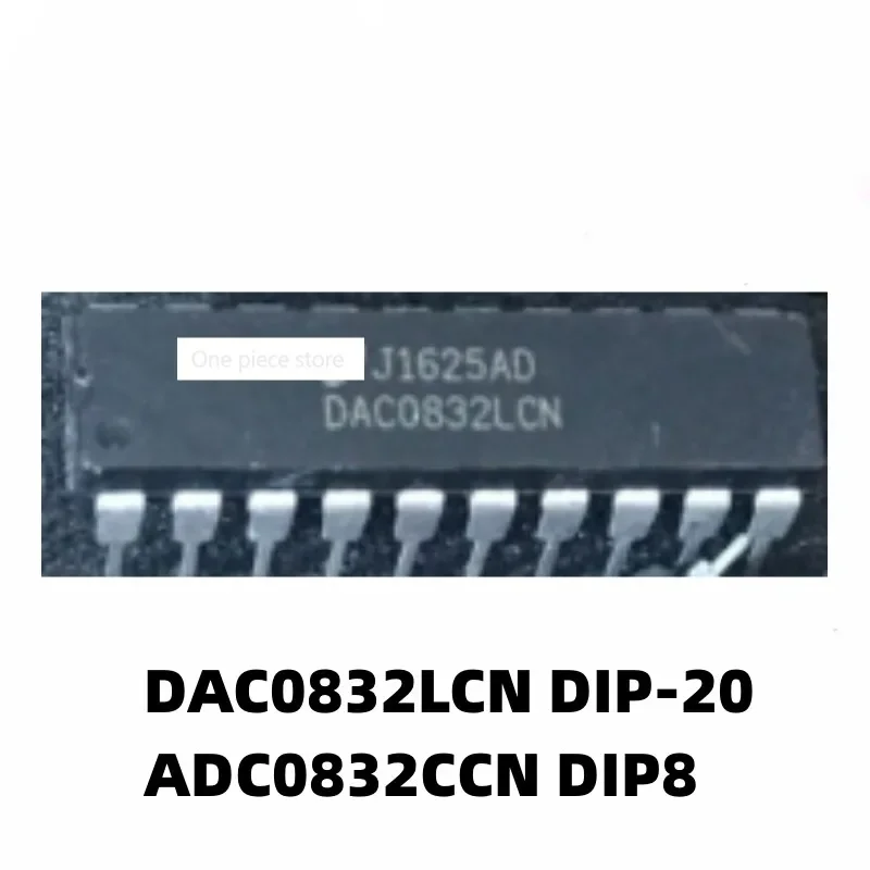 5PCS Direct insertion DAC0832 DAC0832LCN DIP-20 ADC0832CCN DIP8 converter chip