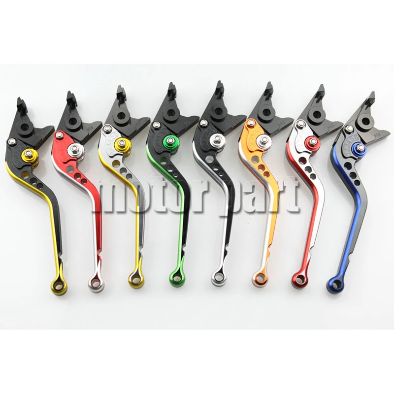 For 2006-2010 Hyosung GT650R GT250R CNC Motorcycle Mixed-color Adjustable Long Brake Clutch Levers 06 07 08 09 10 2007 2008 2009