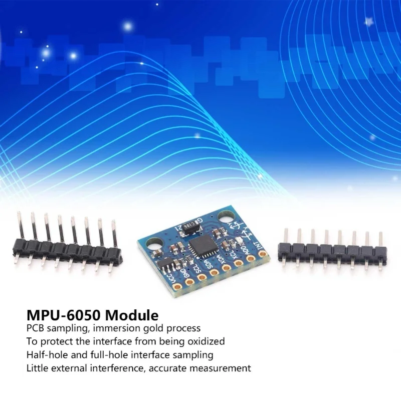 MPU-6050 Module PCB 3 Axes Gyro Sensors Accelerometer Board 6DOF GY-521 For Windows/Android