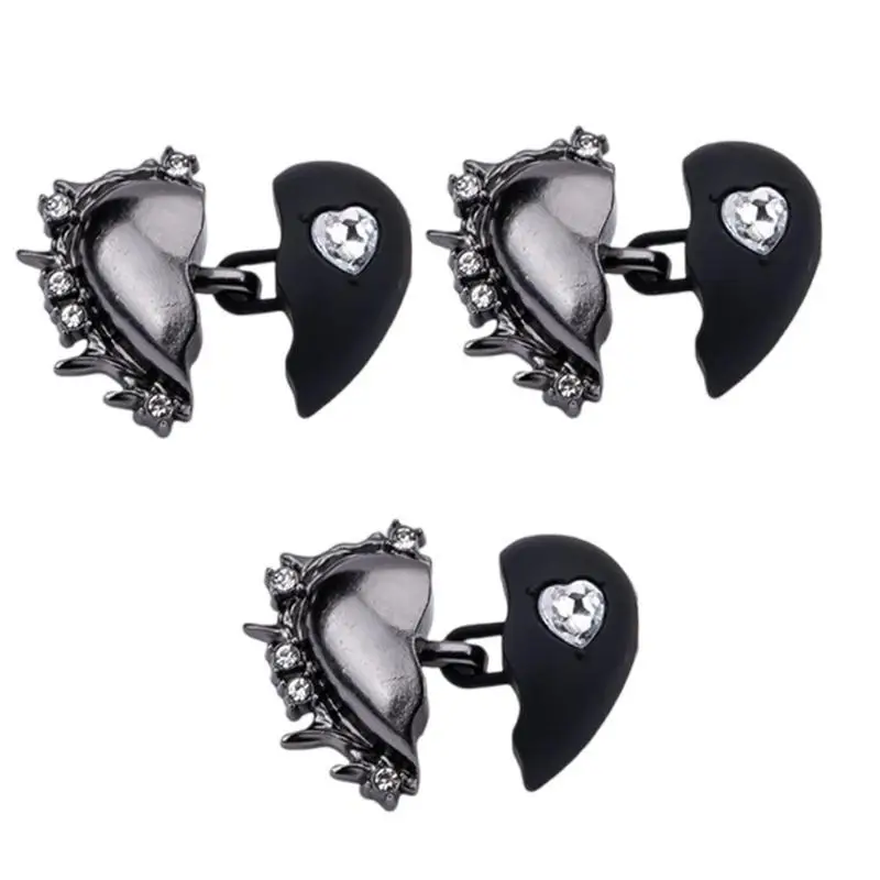652F 3pack Stylish Waist Adjusters Versatiles Waist Buckles Elegant Waist Fasteners for Pants Skirts Sleeves Sweaters