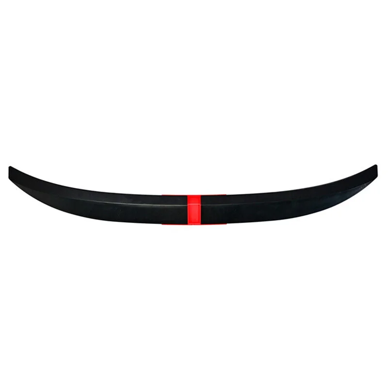 

4X Universal Car Spoiler, Adjustable Rear Trunk Spoiler Lip Roof Tail Wing Accessories, Black+Red