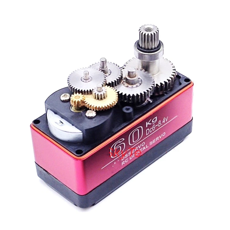 High Torque Waterproof 60Kg 180° DS5160 Metal Gear Digital Servo For RC Robot Car 1/6 Axial SCX6 1/5 Redcat HPI Baja