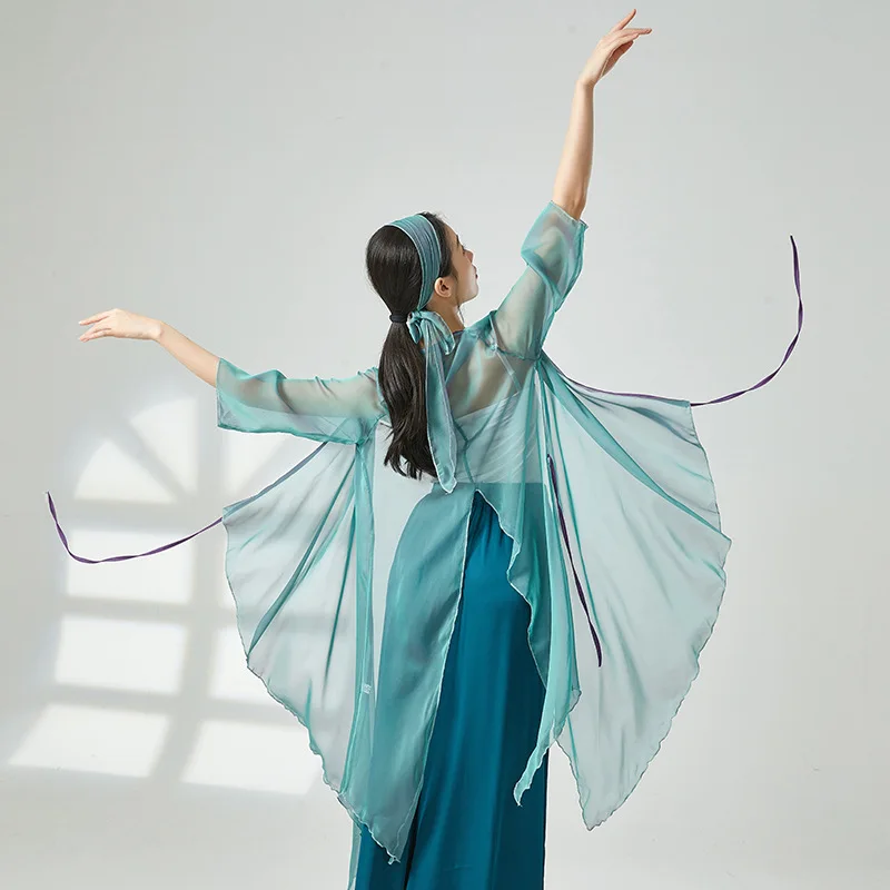 Классический танец, зеленая змея, с перекрестным вырезом, галстук в китайском стиле, элегантная женщина