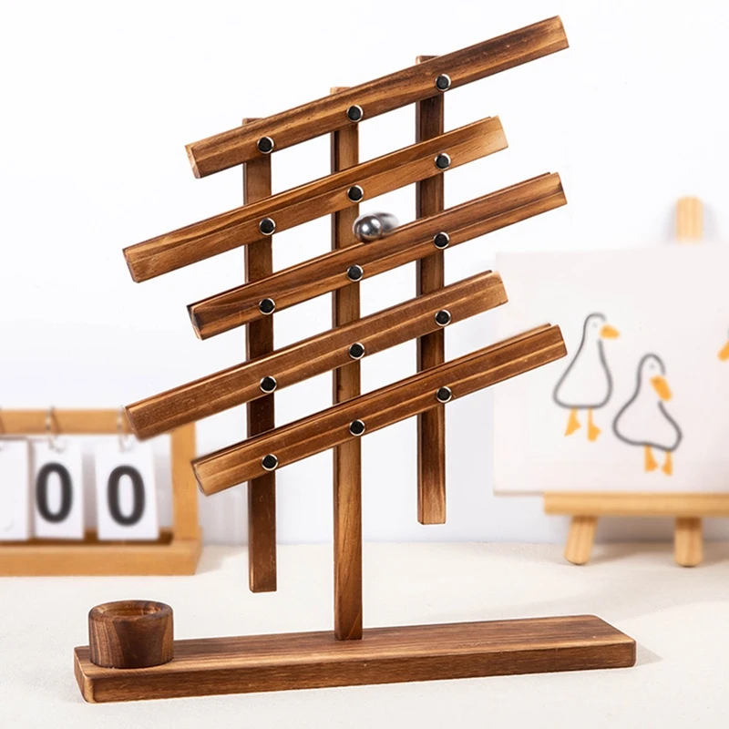 Wood Balancing Strategy Puzzle Marbles Family Board Game Learning Educational Toy, For Kids Ball And Ball Balancing Game