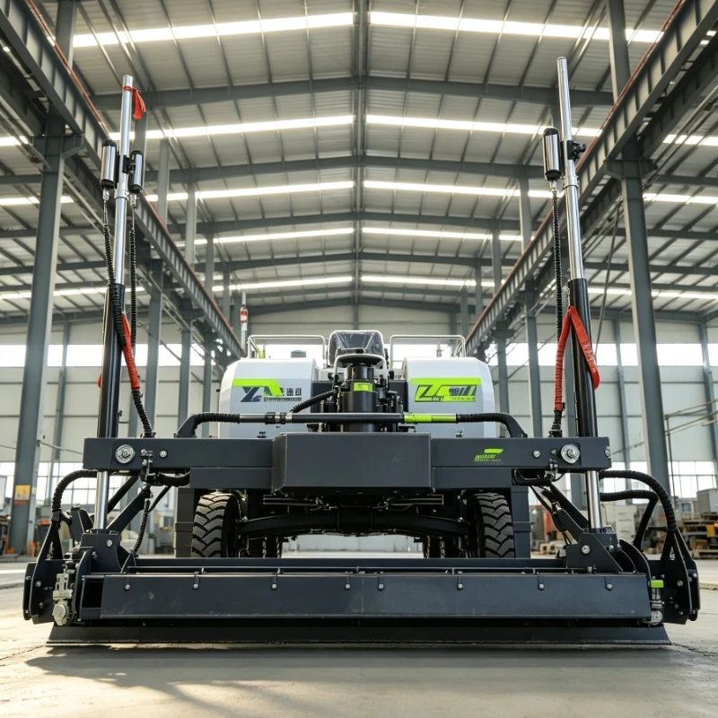 Customized Concrete Screed Machine Laser Screed Equipment Vibratory Screed Ride On Type High Precision Floor Leveling