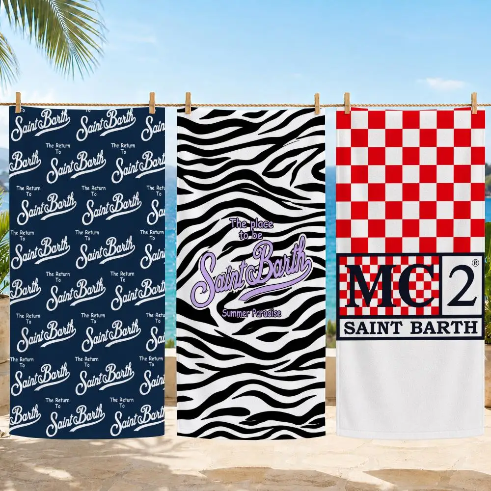 brand Saint Barth Towel Towel Beach face towel Quick Dry Soft Sand Resistant Pool Gift Travel Gym Shower sports