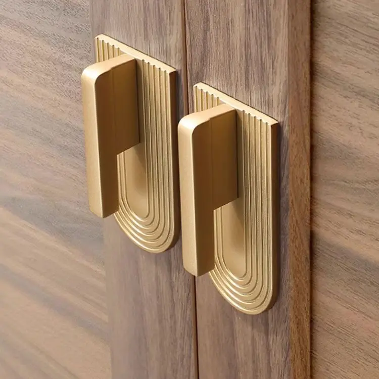 Modern Cupboard Kitchen Handle New ChineseWardrobe Furniture Drawer Knobs Door Pulls High-end Cabinet Shoe Cabinet Wine Handles