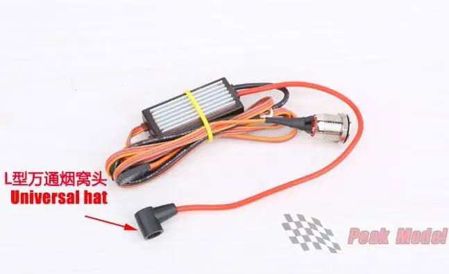 RCEXL V2 RCD3007 Remote Controlled Nitro Engine Glow Plug Driver CDI Ignition for OS YS 2.8mm/SAlTO HSP 2.45mm RC Airplane Heli