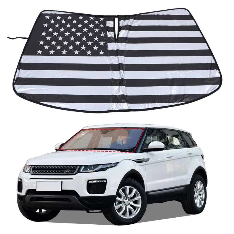 

Glass Sun Shade Foldable American Style Windshield Sunshade Sun Visor Protector For Land Rover Range Rover Evoque L538 2012-2018