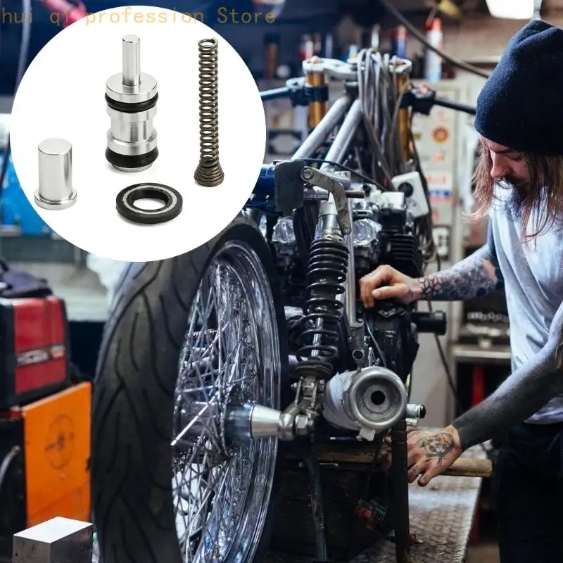 Motorrad-Vorderradbremsen-Reparatur-Umbausatz mit 4-teiligen internen Serviceteilen, Gummi- und Metallkomponentenmischung und – Detail 7