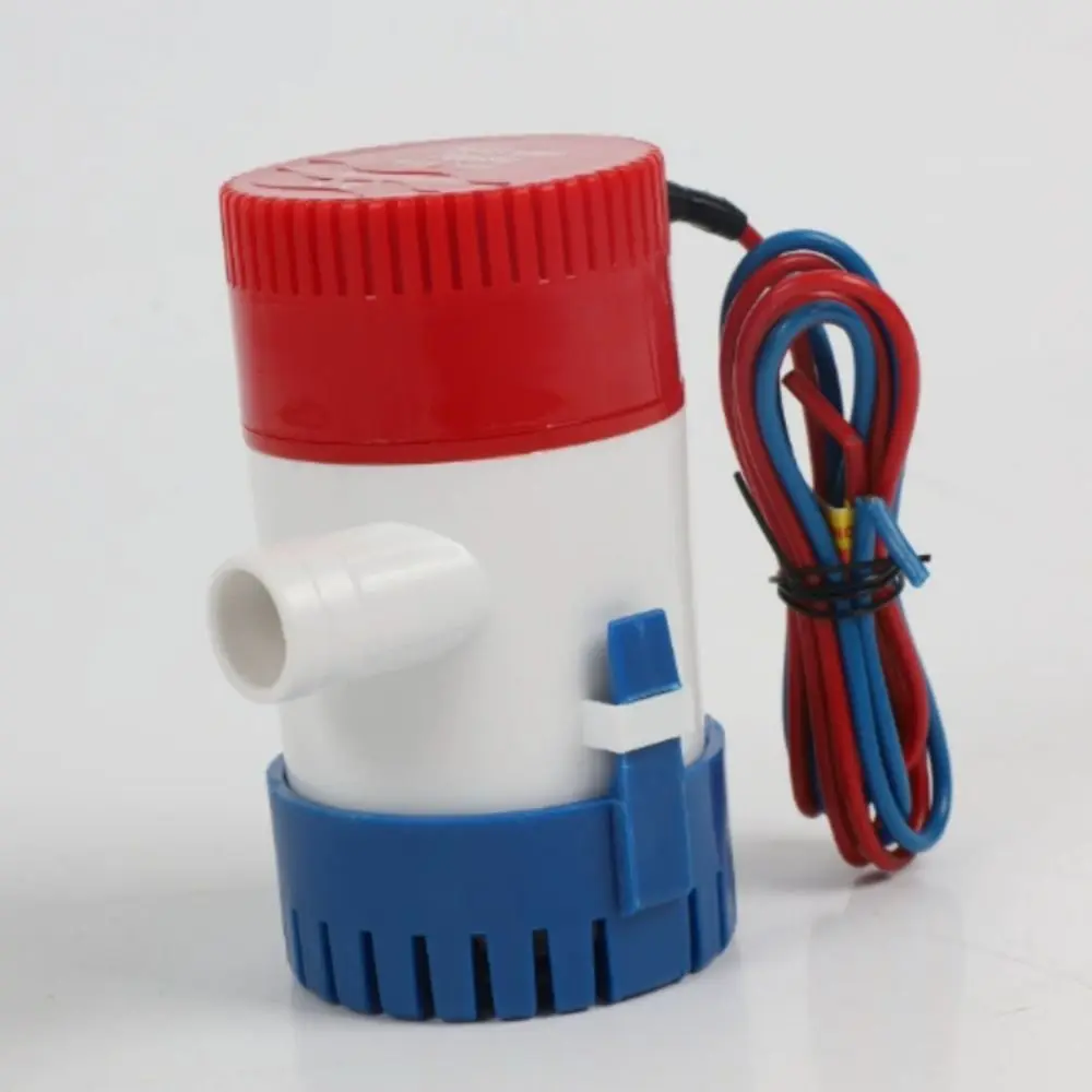 1Pcs 12V 24V Marine Bilge Pump 1100GPH Stainless Steel Shaft Submersible Water Pump Water-Cooled Motor Low Pressure Operation