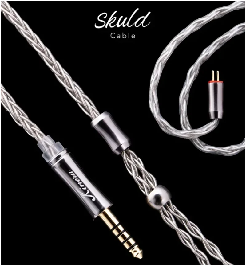 

Kinera SKULD 5BA Knowles+2BA Kinera Earphones Custom Driver inEar High Fidelity Wired with Detachable 2pin Balanced 4.4mm Cable