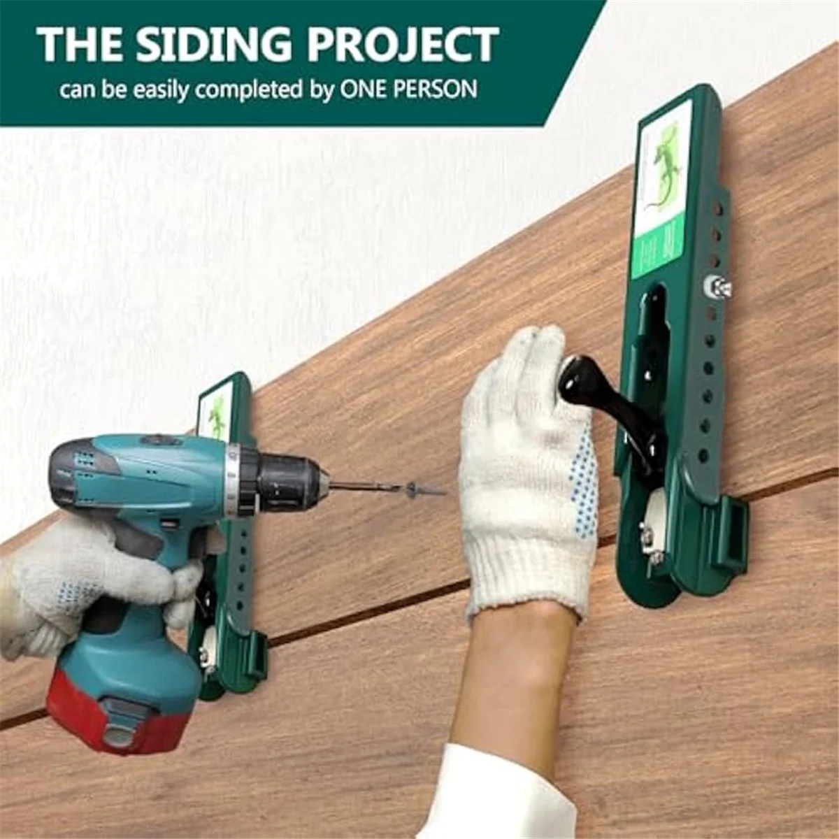 ABNJ Fiber Cement Siding Installation Tools - 3/8 Inch Compatible Lap Gauge with Adjustable Reveals, 2 Pack