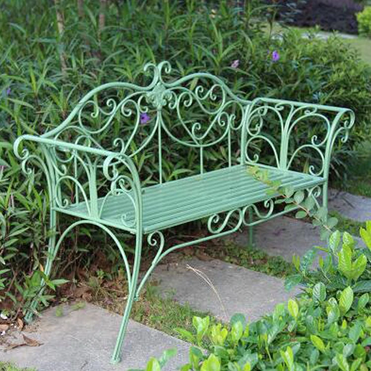 The product can be customized. Chair iron bar chair bench park chair shooting outdoor sofa chair double chair couple chair