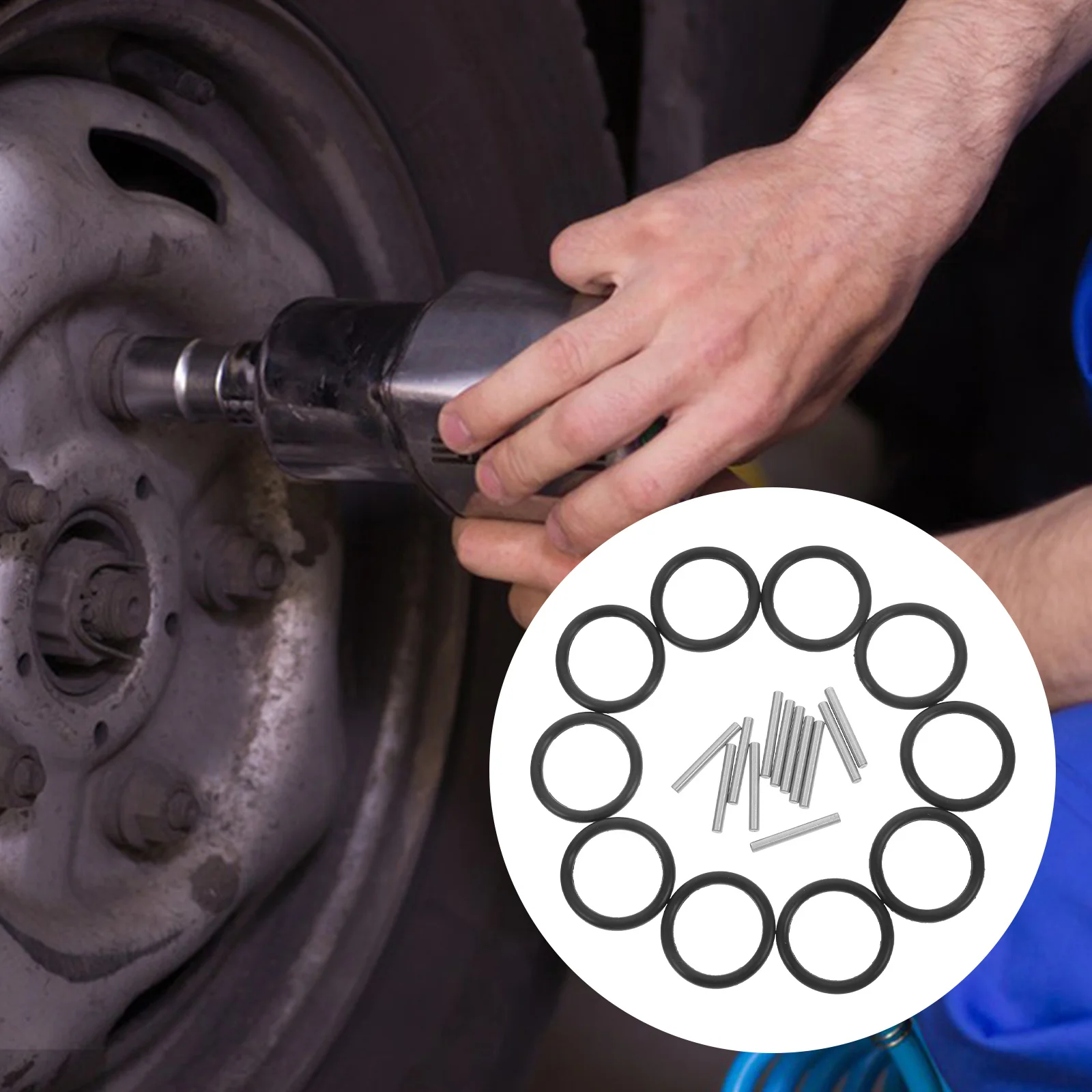

10 Sets O Rings Rubber Impact Wrench Retainer Rings Drill Socket Pin Replacement Sealing Washer 22mm 34mm Storage Compatibility