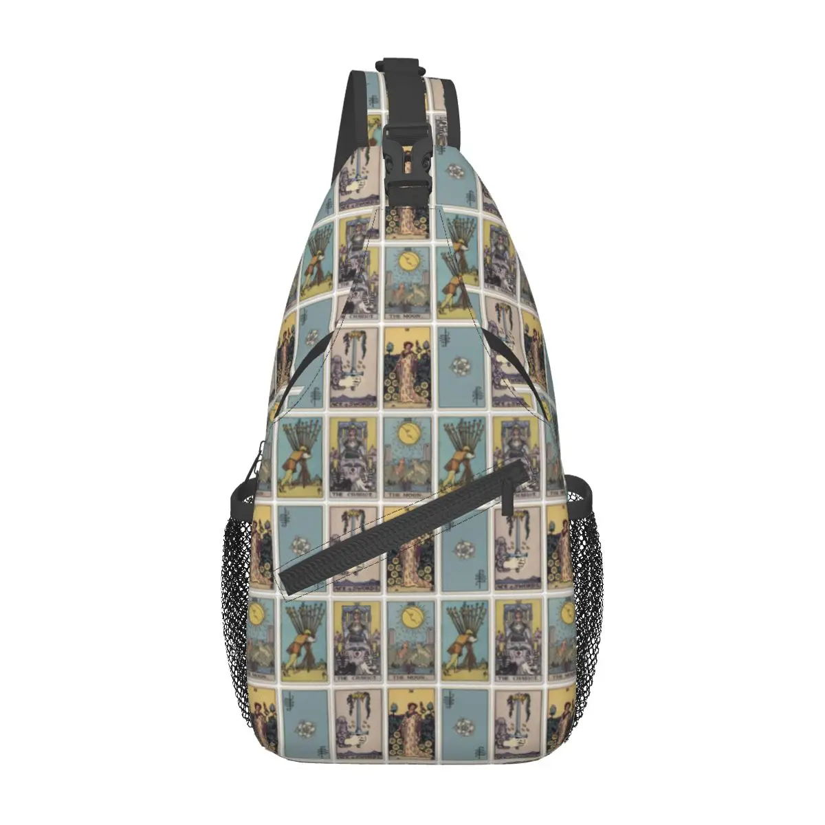 Tarot Weissagung okkulte Karte Schulter tasche Brust Cross body Schulter rucksack Outdoor Wandern Tages rucksäcke Casual Bag