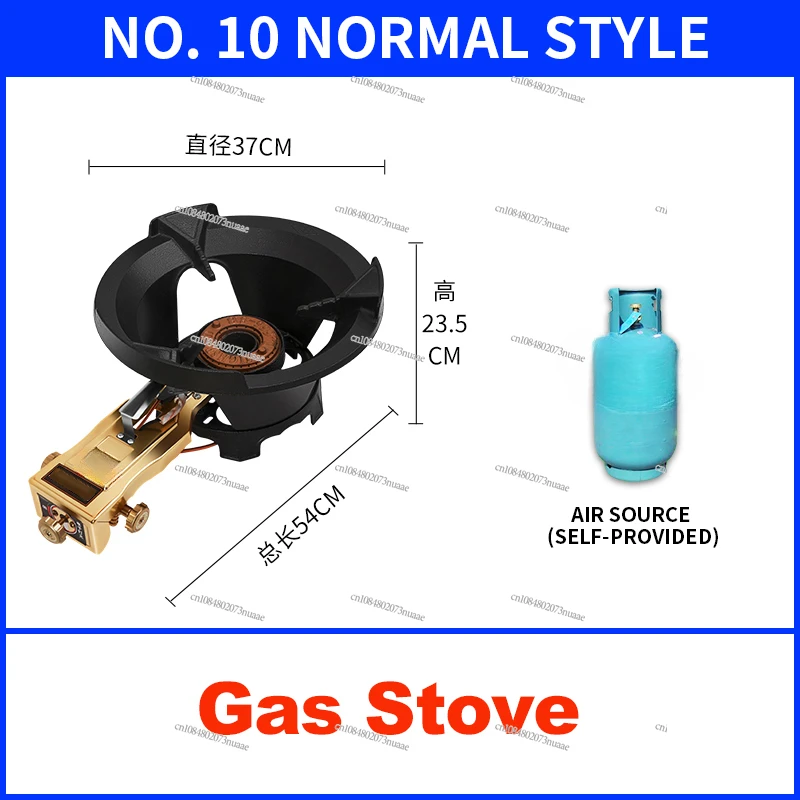 High-Pressure Gas Range, Single-Port Liquid Propane Burner for Hotels, Restaurants, Domestic Kitchen Stove, 45kW