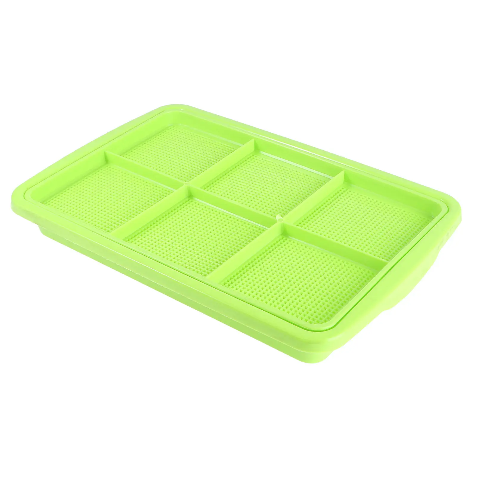 Premium Double Layer Sprouting Tray Food Grade Bpa Free PP Resin High Germination Rate Ventilated Grid Design for Seeds Fruits