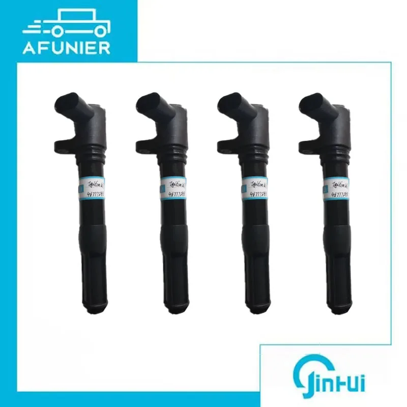 

4Pcs Ignition Coil For Alfa Romeo Mito Fiat 500 Bravo II Doblo Idea Panda Stilo Lancia Musa Opel Combo 0.9L 1.4L OE No.:46777288
