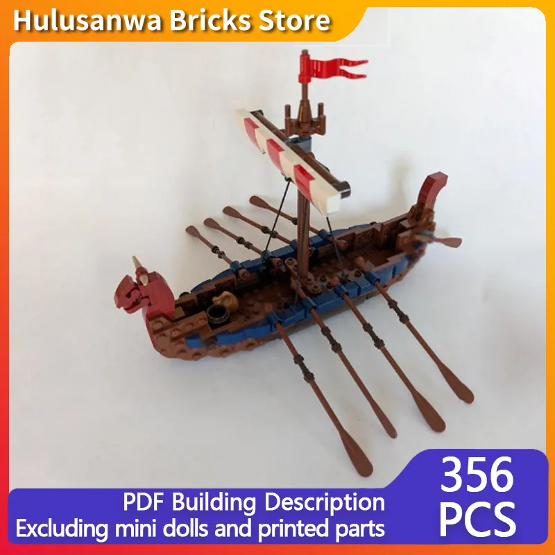 

Medieval Boats Model MOC Building Bricks Viking World Ship Modular Technology Children Toys Suit Holiday Gifts Assemble