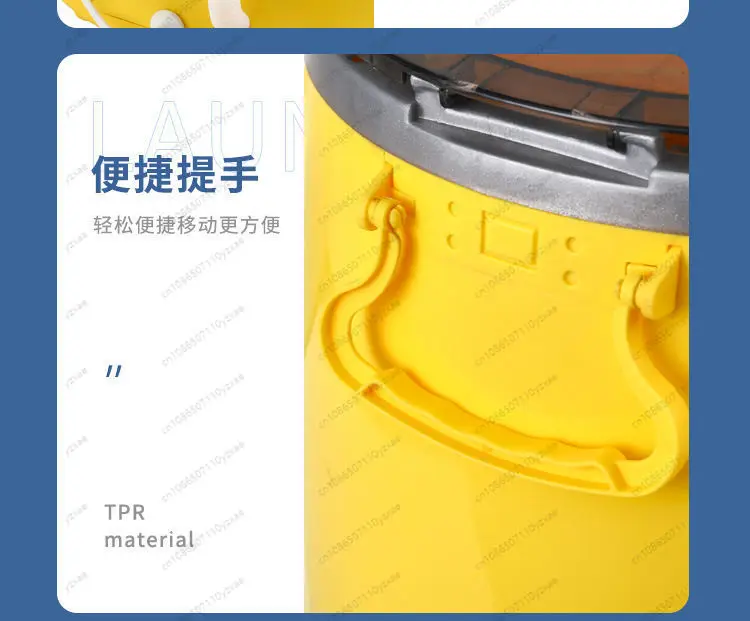 low noise yellow all-in-one machine 2.8kg  turbine washing machine portable mini washing machine with rotary dryer