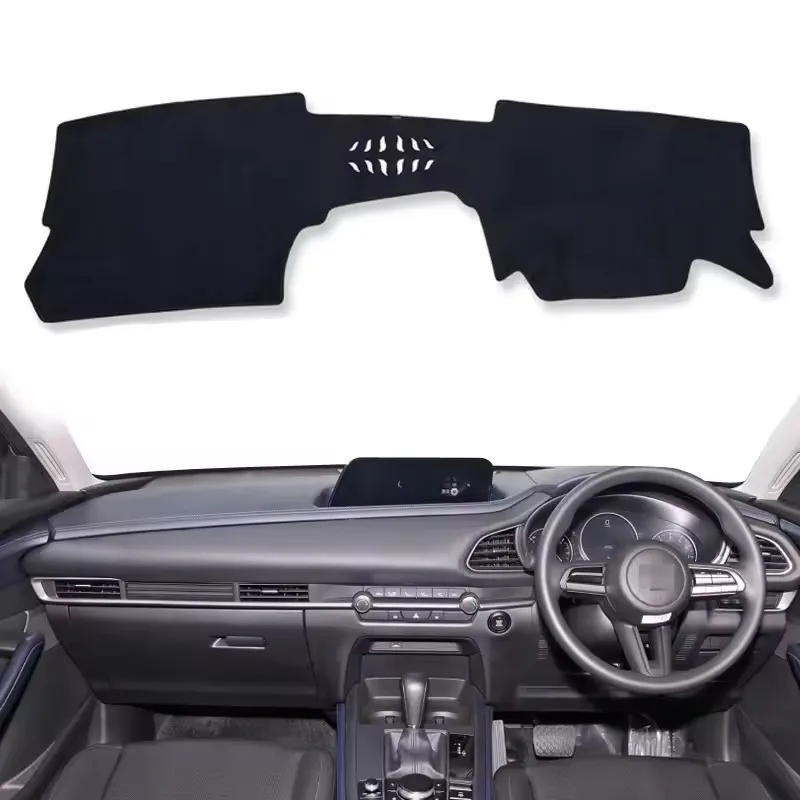 

for Mazda CX-30 CX30 2019 2020 2021 2022 2023 2024 Car Dashboard Mat Sunshade Protective Carpet Dash Pad Dashmat Accessories