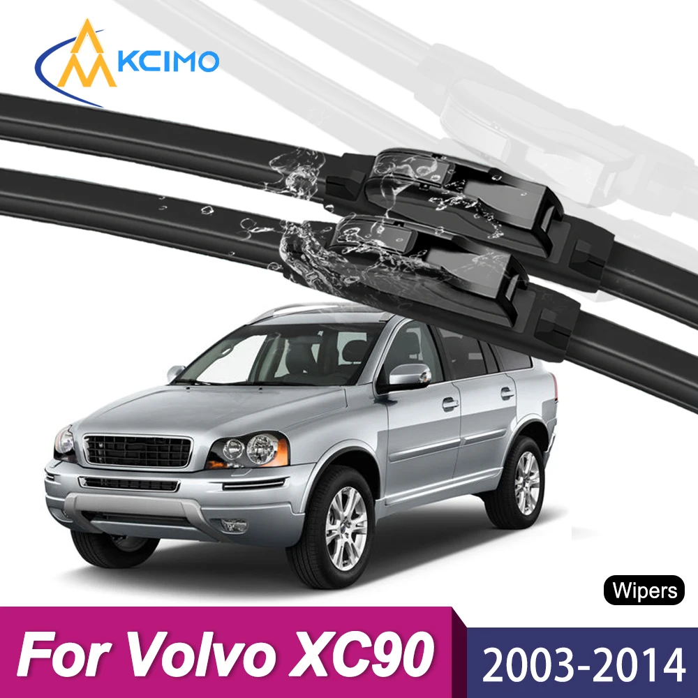 

OEM Style Exact Fit Front Windshield Wiper Blades For Volvo XC90 2003-2014 Perfect Replacement Wiper Kit
