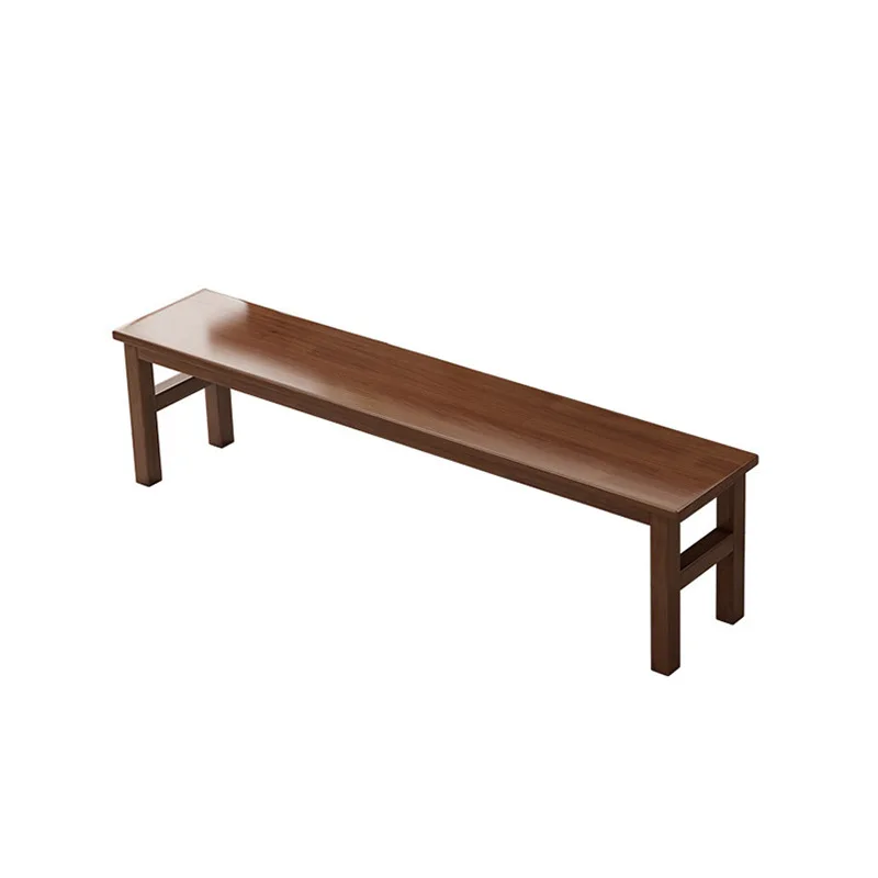 DSA all solid wood long stool long stool simple rectangular household bedside casual shoe changing long bench