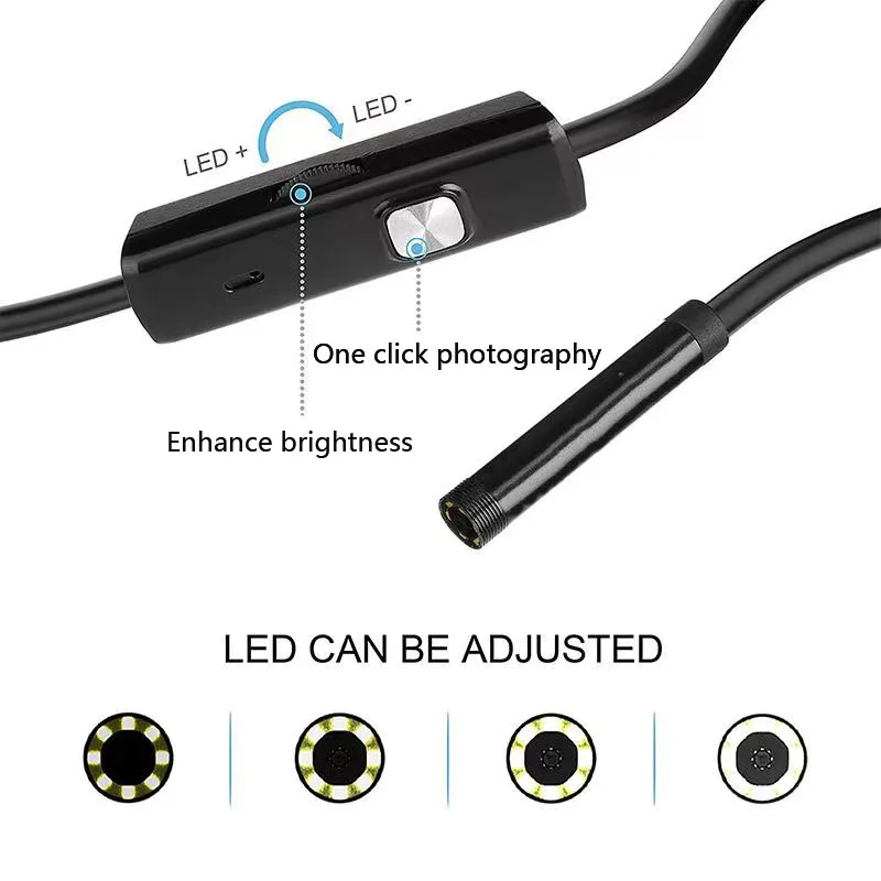 Imagem -03 - Câmera hd de Monitoramento de Peixes com Lente Subaquática Compatível com a Maioria dos Smartphones Transmissão de Vídeo em Tempo Real