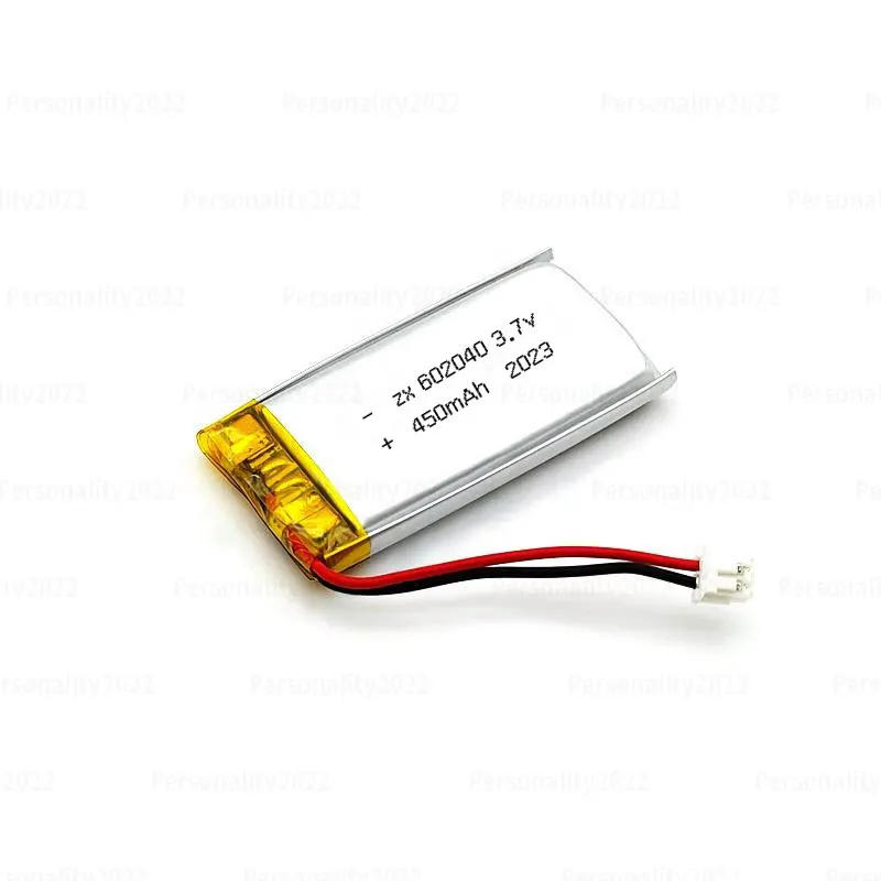 Bateria Lipo Recarregável, Célula De Lítio, Inteligente Wearable, Walkie Talkie, GPS, Console de Jogos PSP, 602040, 3.7V, 450mAh