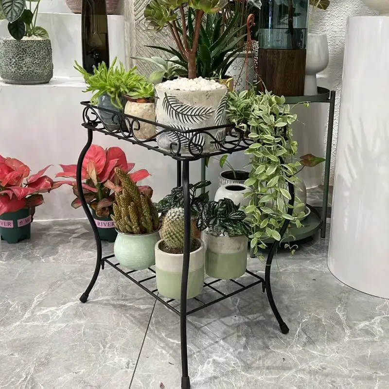 

Two-layer shelf, flower pot holder, succulent shelf