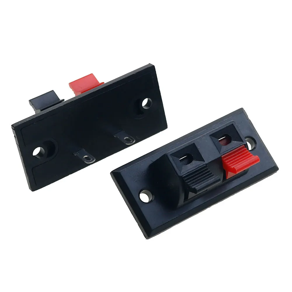 10pcs 2 Positionen Anschluss klemme Push-In-Buchse Last feder Audio-Lautsprecher klemmen Steckdose Clip WP2-35/WP2-203/WP2-204 – Detail 5