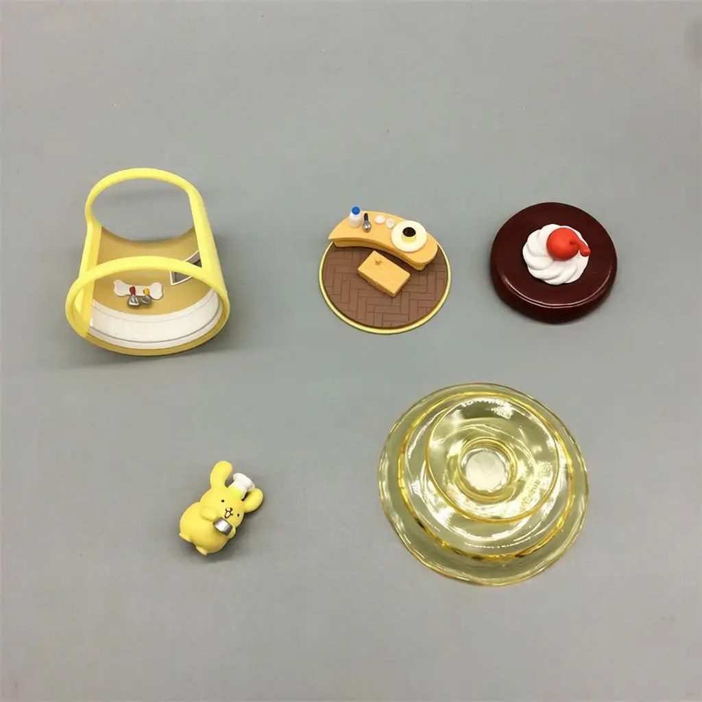 Auf Lager Anime-Charakter Pudding House Blind Box Miniatur-Diorama Figur Kawaii Desktop-Szene Ornament Sammlerstück Fan-Geschenke – Detail 12