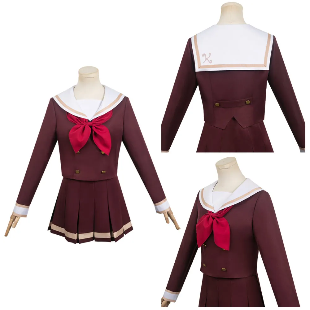 Women Kuroe Mayu Cosplay  Costume Anime Sound Oumae Kumiko Euphonium School Uniform Skirt Outfits Halloween Carnival Party Suit