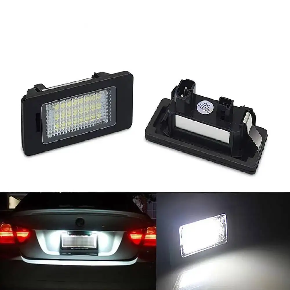 

2Pcs Canbus Number Plate Light For E39 E60 M5 E70 X5 E90 E92 E93 M3 E91 E61 Touring E71 E72 X6 Accessories Led Auto Lamp
