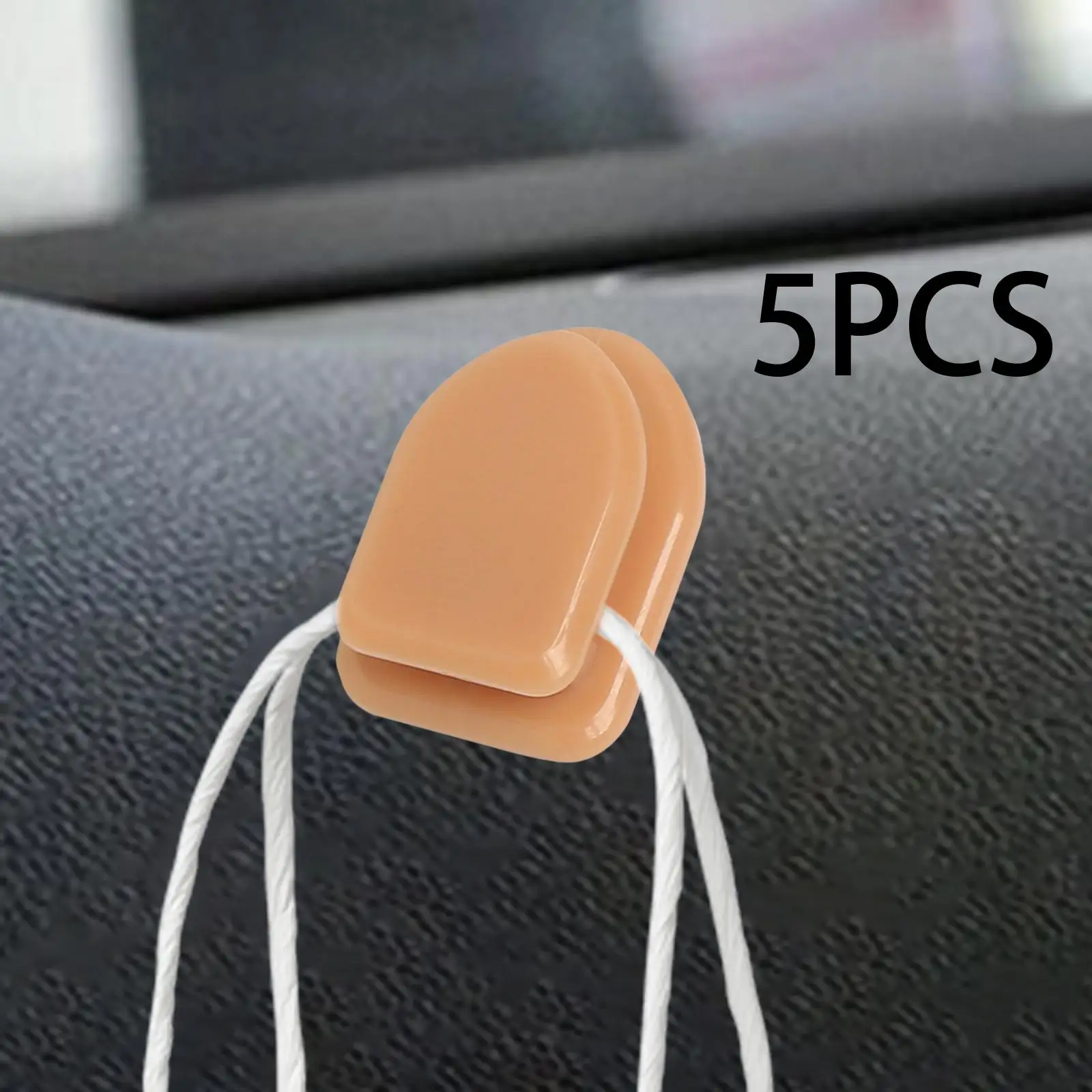 

Car Dashboard Hook Sleek PP Material Mini Holder Multifunctional Auto Hangers for USB Cable Bag Keys