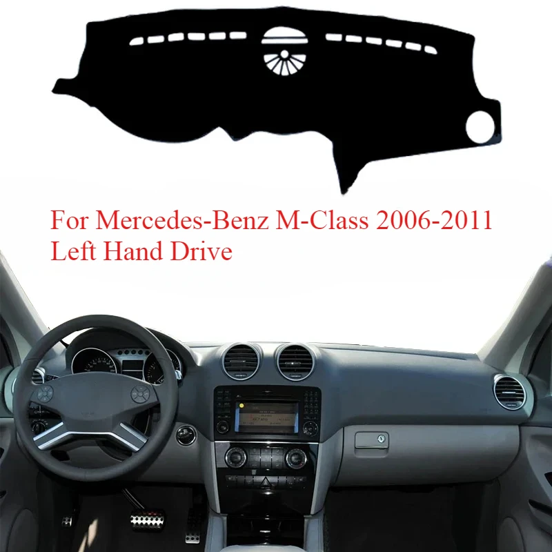 For Mercedes-Benz M-Class 2006 2007 2008 2009 2010 2011 Car Protective Pad Dashboard Cover Silicone Non-Slip Mat Auto Sunshade