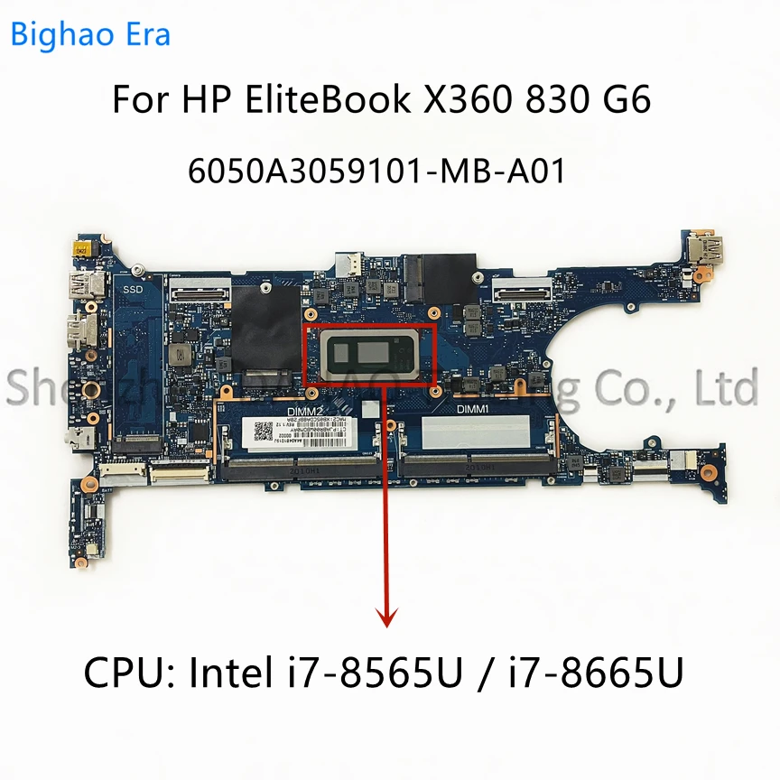 Imagem -02 - Placa-mãe Portátil para hp Elitebook Intel i5 Cpu i7 Ddr4 6050a3059101-mb-a01 L64982601 L64979-601 L65059-601 X360 830 g6