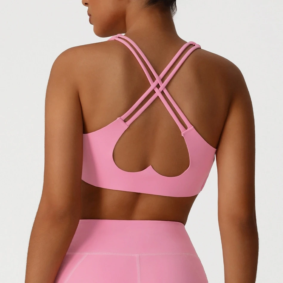 

Women Fitness Yoga Bra Race Back Sports Bras Women Vest Sexy Breathable Underwear for Women Gym Bras Running Workout Bra