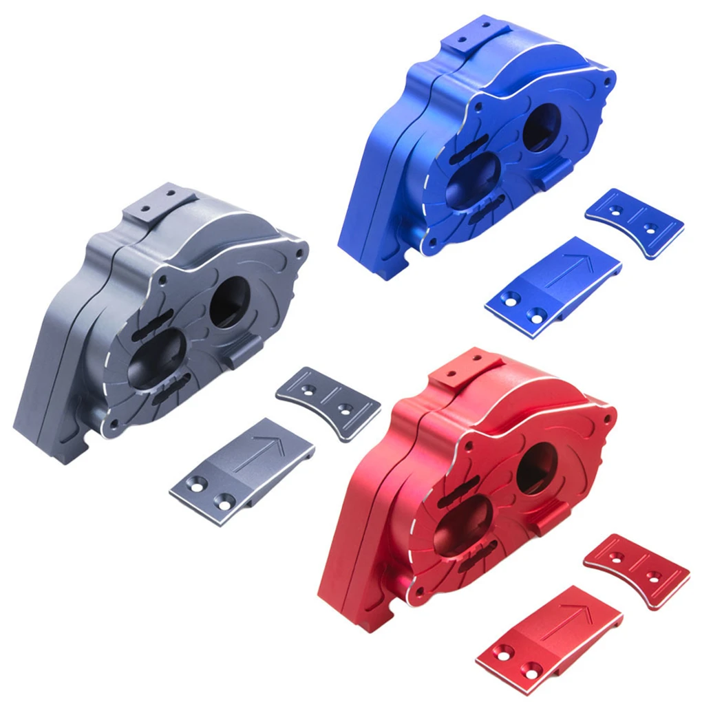 

Корпус коробки передач 1/8 из алюминиевого сплава, деталь для обновления RC CNC, полный корпус шестерни для ARRMA RC, деталь автомобиля, аксессуары для радиоуправляемых автомобилей, красный