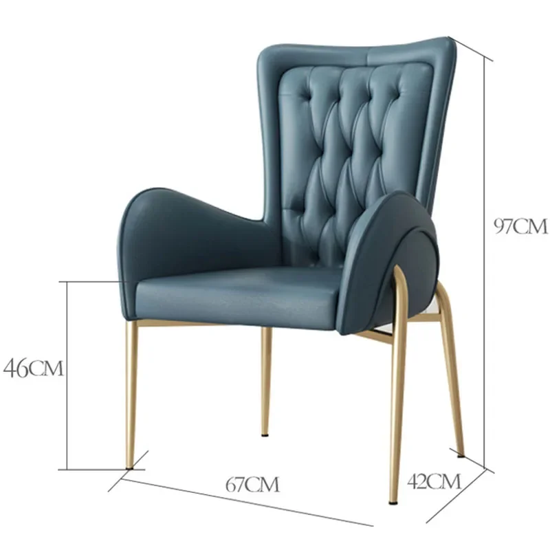 Children Nordic Dining Chairs Trendy Beautiful Camping Bedroom Chairs Luxury Platic Chaises Salle Manger Minimalist Furniture