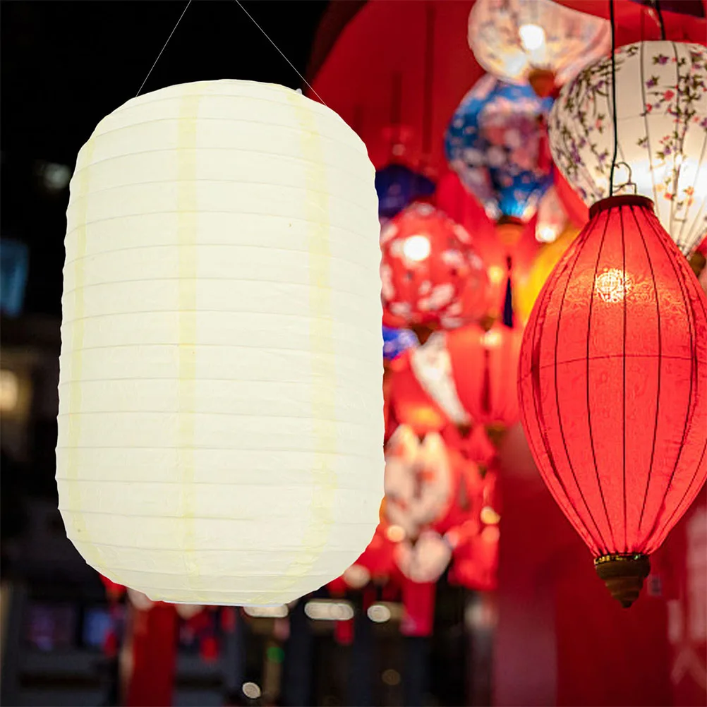 

1pcs Japanese Lantern Decorative Hanging Festival Sushi Shop Ceiling Party White Easy Decorative Lantern Install Outdoor