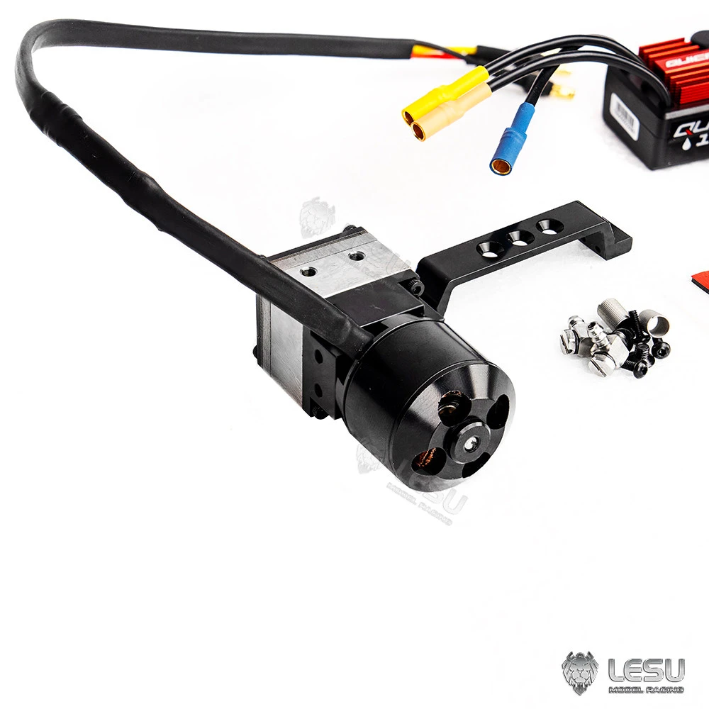 RC Hochdruck-Hydraulikölpumpe für Tamiya 1/14 1/16 RC Kipper Muldenkipper Bagger Zubehörteile LESU YZ0001-B – Detail 6