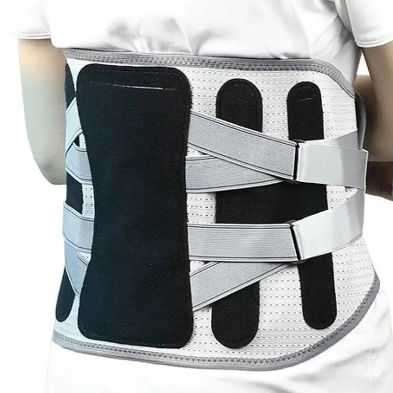 Widen Steel Waist Back Pain Brace Spine Support Lumbar Herniated Disc Sciatica Orthopedic Posture Corrector Belt Men Women